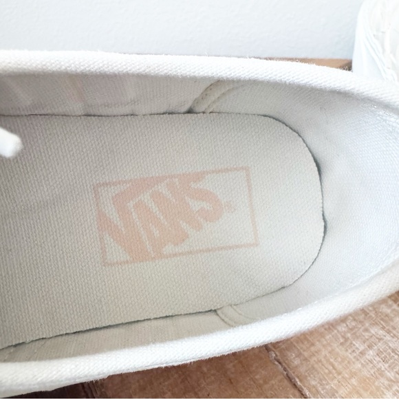 Vans Pink and White Woven Stackform Sneakers - Picture 8 of 10